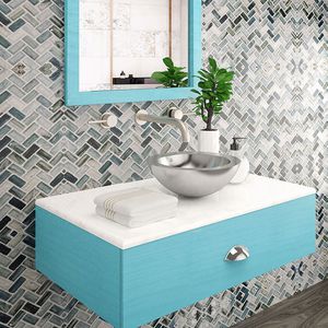 Unterbauwaschbecken - 1201 - Deco Lav - rund / Edelstahl / modern