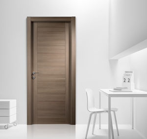 Innenbereich-Tür / einflügelig / Holz / Laminat