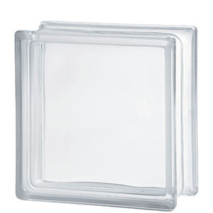quadratischer Glasbaustein