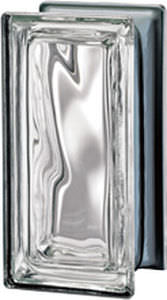 rechteckiger Glasstein
