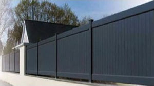 Gartenzaun / Lamellen / Aluminium