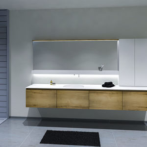 moderne Badezimmerschrank mit Spiegel 1