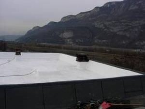 Abdichtungsbahn für Dachterrassen / in Rollenform / Synthetik