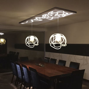Hängelampe / originelles Design / Metall / LED