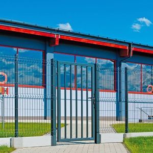 Gartentor / galvanisiertem Stahl 1