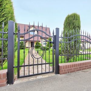 Gartentor / galvanisiertem Stahl