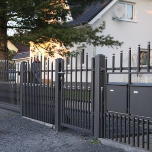 Gartentor / galvanisiertem Stahl
