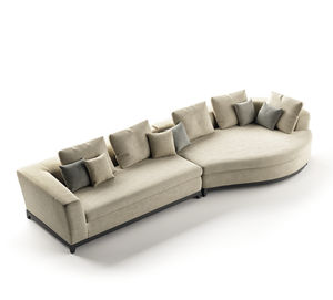Modulsofa / modern / Stoff / Leder