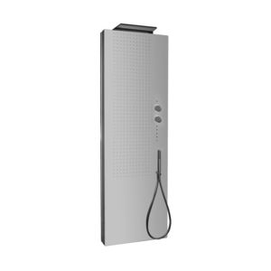 thermostatische Duschsäule / mit Handbrause / LED