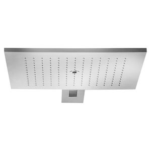 wandmontierter Duschkopf / quadratisch / Regenstrahl