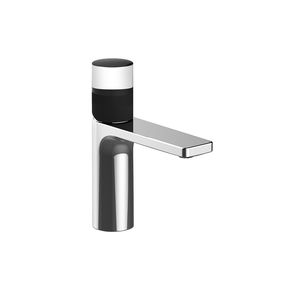 Einhebelmischer für Waschtisch / verchromtes Metall / für Badezimmer / 1-Loch