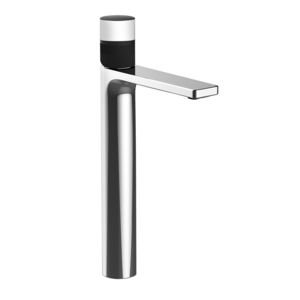 Einhebelmischer für Waschtisch / verchromtes Metall / für Badezimmer / 1-Loch