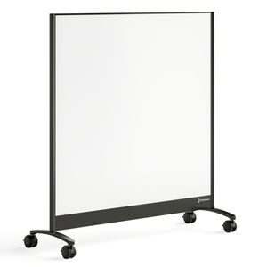 Magnettafel / bodenstehend / Aluminium / mobil