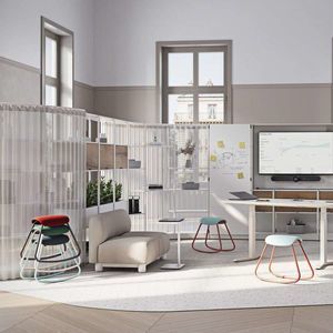 Stahl-Bürohocker 1