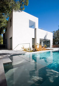 Modellhaus / modern / Beton / mit 2 Ebenen