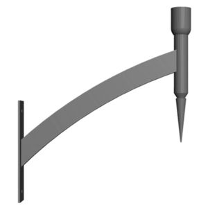 Tragarm für Straßenlaternenpfähle / anodisiertes Aluminium 1