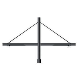 Tragarm für Straßenlaternenpfähle / aus feuerverzinktem Stahl 1