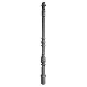 Gusseisen-Befestigungssystem / für Umzäunungen / für Geländer / für Balkon