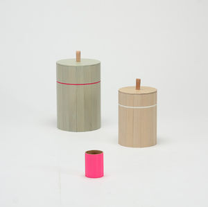 Holz-Papierkorb