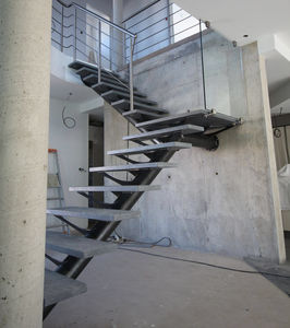viertelgewendelte Treppe