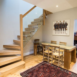 viertelgewendelte Treppe