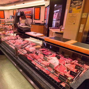 Verkaufskühlvitrine / für Gefrierkostschränke / für Schlachtereien