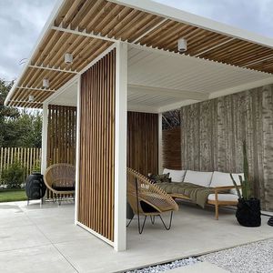 angebaute Pergola