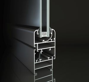 Aluminium-Türprofil / mit Wärmedämmung