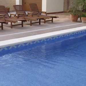 Mosaikfliese für Schwimmbecken / Boden / Glas / Motiv