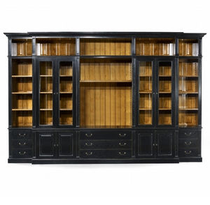 klassische Bibliothek / aus Eiche / aus Mahagoni