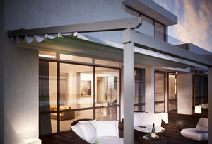 angebaute Pergola