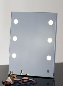 Stell--Spiegel / beleuchtet / modern / rechteckig