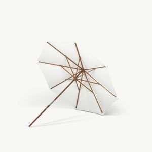 Polyester-Sonnenschirm / Holz