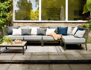 Modulsofa / modern / für den Garten / Aluminium
