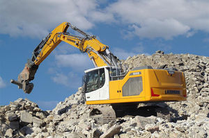 Bagger auf Raupen