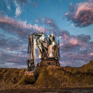 Bagger auf Raupen 1
