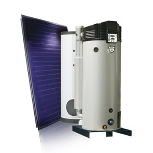 Gas-Heißwasserspeicher / Solar / freistehend / vertikal
