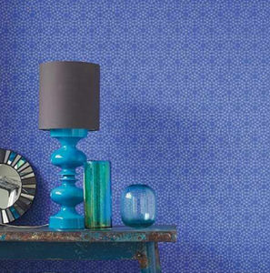 moderne Tapete / Blumenmuster / Streifenmuster / mit geometrischem Muster