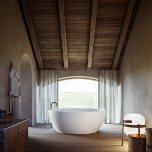 runde Badewanne