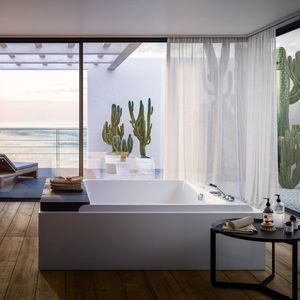 Badewanne für Eckeinbau 1