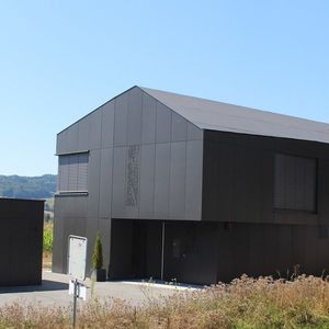 Fassadenverkleidung aus Verbundwerkstoff / HPL / glatt / bedruckt