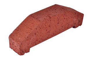 Spezialziegel / wandmontiert / rot