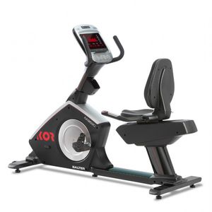 Heimtrainer / halbliegende Position