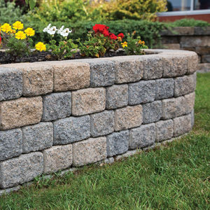 Randstein für Garten LEDGEWALL shaw brick Trenn / Beton / gebogen