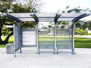 Aluminium-Buswartehalle 1
