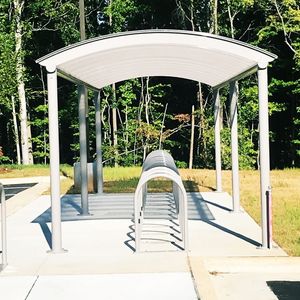 Polycarbonat-Überdachungen-Fahrradüberdachung