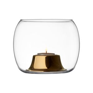 Kerzenhalter / geblasenes Glas