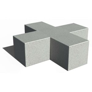 Bank für den öffentlichen Raum / minimalistisches Design 1