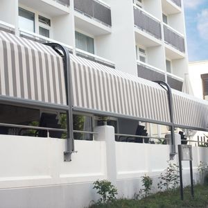 angebaute Pergola