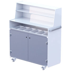 Neutrales Selbstbedienungsbuffet / Rad